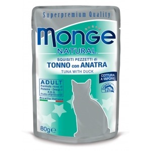 MONGE BUSTE TONNO E ANATRA 80GR