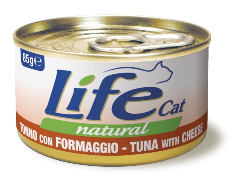 LIFE CAT TONNO CON FORMAGGIO 85 GR