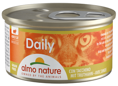 ALMO NATURE DAILY MENU CATS 85 G MOUSSE CON TACCHINO