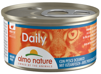 ALMO NATURE DAILY MENU CATS 85 G MOUSSE CON PESCE OCEANICO
