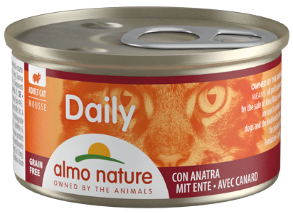 ALMO NATURE DAILY MENU CATS 85 G MOUSSE CON ANATRA