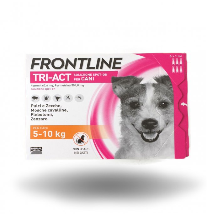 FRONTLINE TRIACT 5-10 KG 6 PIPETTE