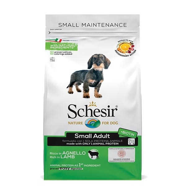 SCHESIR CANE SMALL ADULT AGNELLO 2 KG