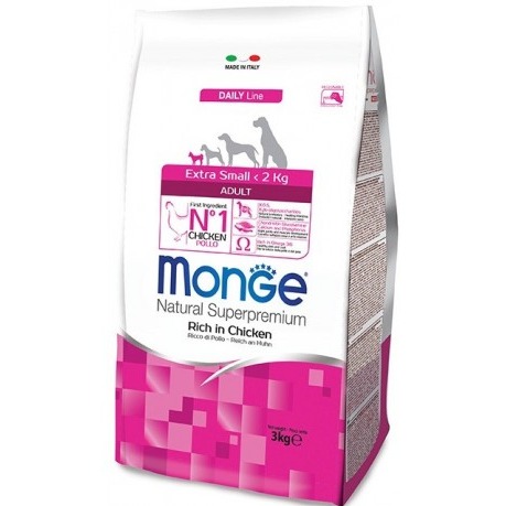 MONGE EXTRA SMALL ADULT 3 KG
