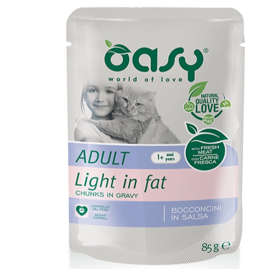 OASY ADULT LIGHT IN FAT 85GR