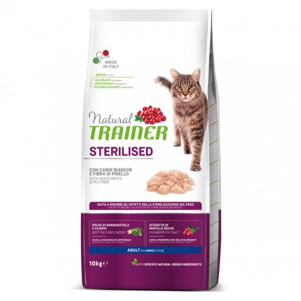 TRAINER GATTO STER. WH MEAT 1,5KG