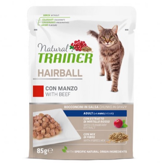 NATURAL TRAINER GATTO HAIRBALL 85 GR