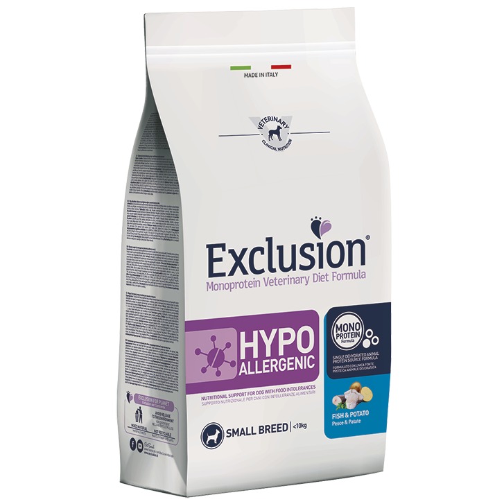 EXCLUSION HYPOALLERGENIC PESCE SMALL BREED 2 KG
