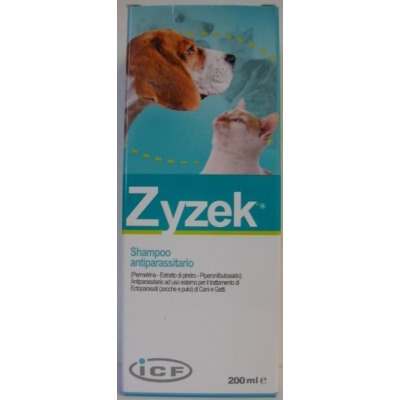 ICF ZYZEK SHAMPO ANTIPARASSITARIO 200 ML