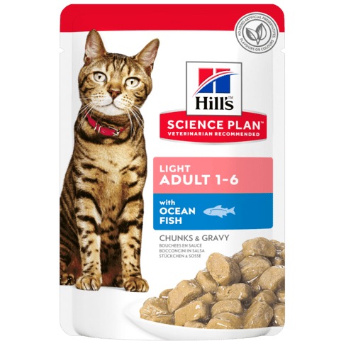 HILL S ADULT LIGHT OCEANFISH 85GR