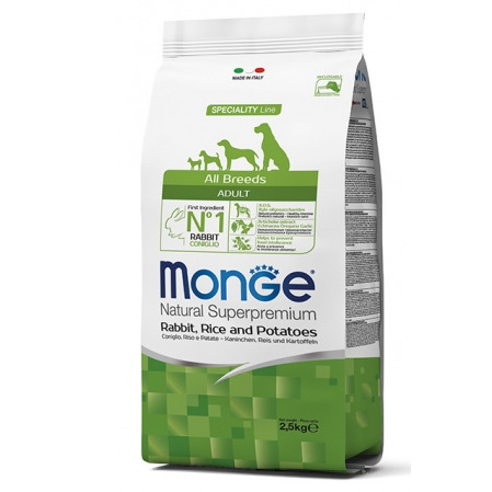 MONGE ALL BREED ADULT CONIGLIO RISO E PATATE 12KG