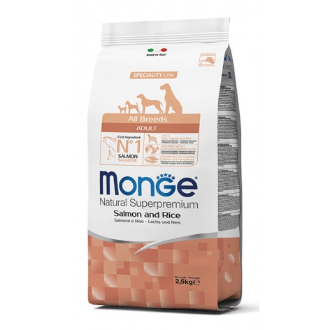 MONGE ALL BREED ADULT SALMONE E RISO 12KG