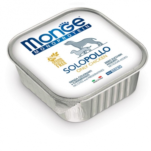 MONGE CANE SOLO POLLO 150GR