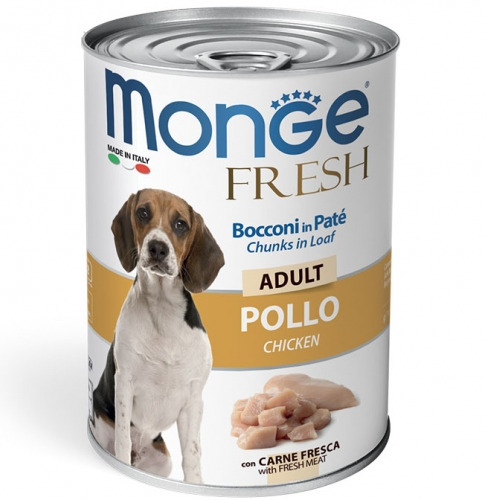 MONGE FRESH ADULT POLLO 400 GR