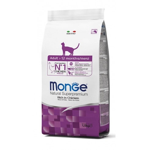 MONGE ADULT AL POLLO 1.5 KG