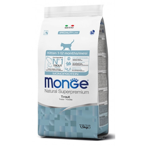 MONGE KITTEN TROTA 1.5 KG