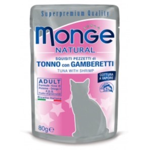 MONGE BUSTE TONNO E GAMBERETTI 80GR