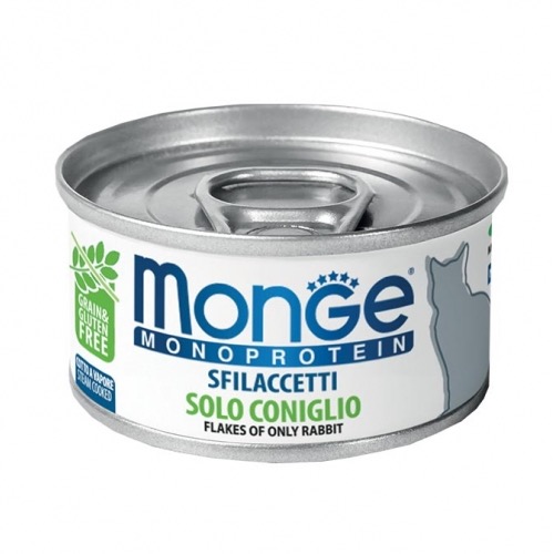 MONGE SFILACCETTI CONIGLIO 80GR 