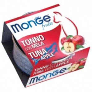 MONGE FRUIT TONNO CON MELA 80 GR