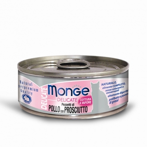 MONGE DELICATE POLLO E PROSCIUTTO 80 GR