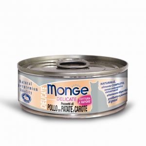 MONGE DELICATE POLLO PATATE E CAROTE 80 GR