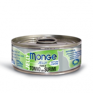 MONGE JELLY TONNO E SURIMI  80 GR