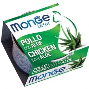 MONGE FRUIT POLLO E ALOE 80GR