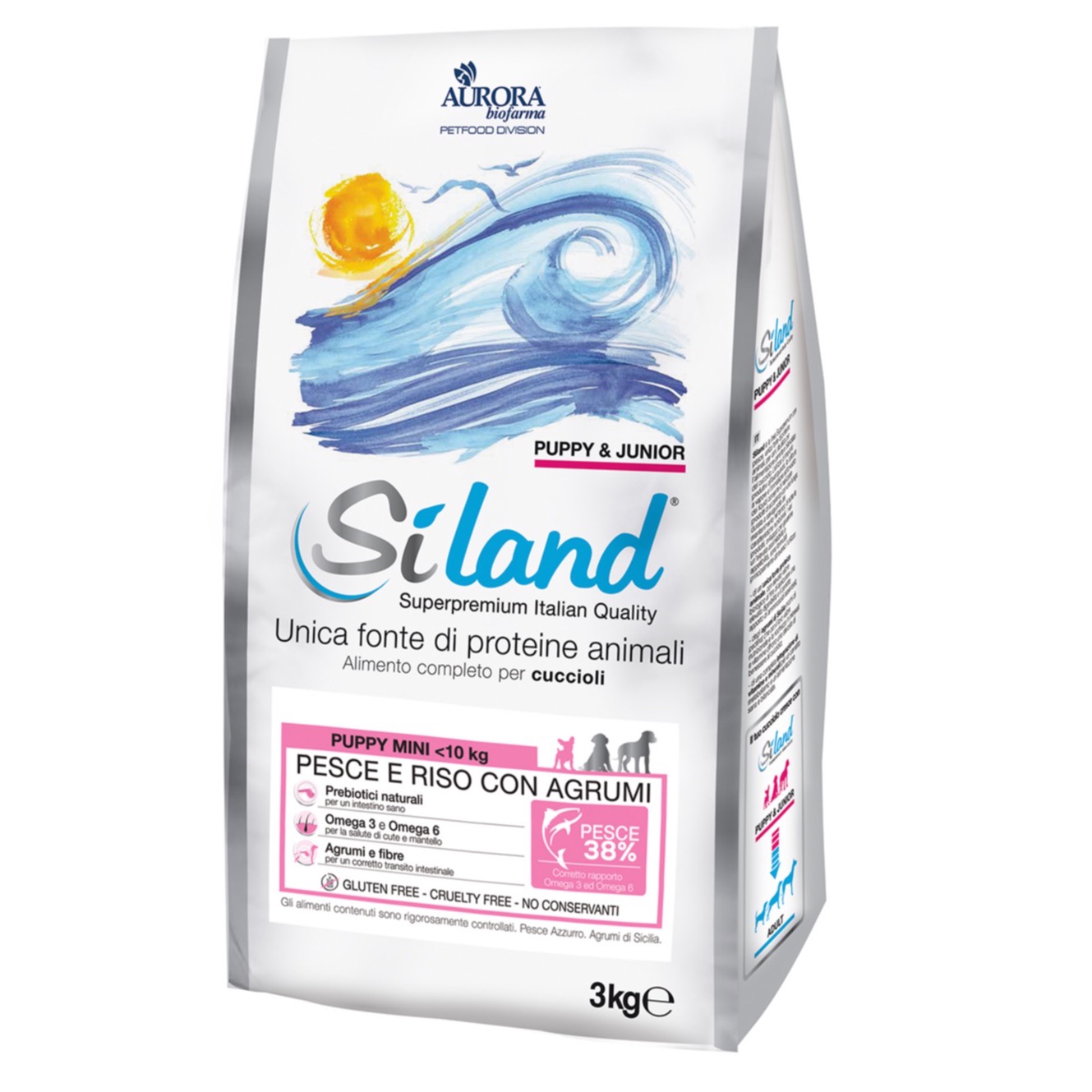 SILAND PUPPY MINI MONOPROTEICO PESCE 3 KG