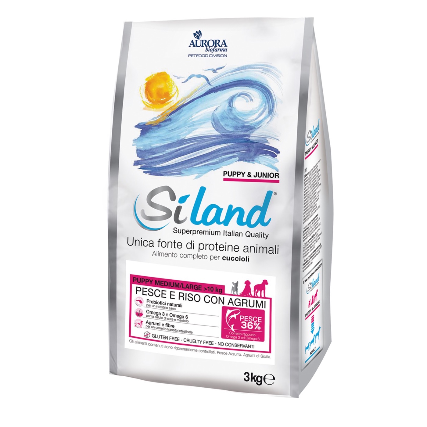 SILAND PUPPY Medium large PESCE 3 KG