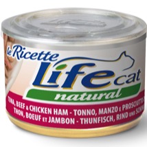 LIFECAT TONNO MANZO PROSCIUTTO 150 GR