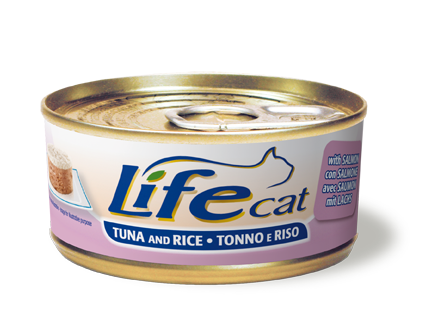 LIFECAT TONNO RISO SALMONE 170GR