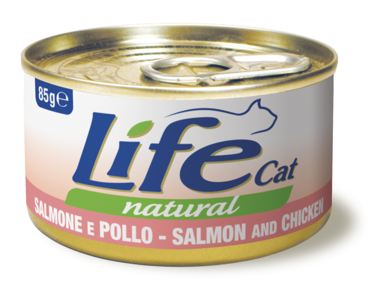 LIFE CAT SALMONE E POLLO 85 GR