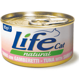 LIFE CAT TONNO CON GAMBERETTI 85 GR