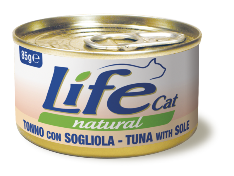 LIFE CAT TONNO CON SOGLIOLA 85 GR