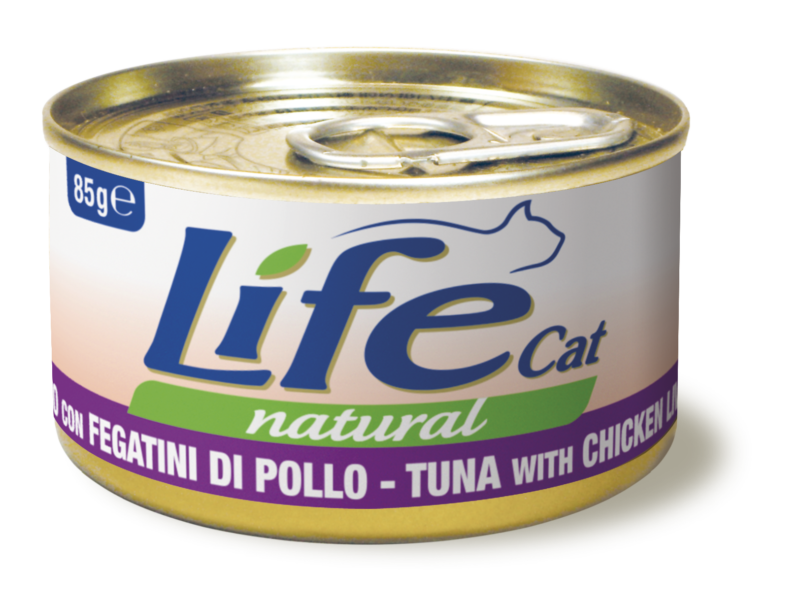 LIFE CAT TONNO CON FEGATINI 85 GR