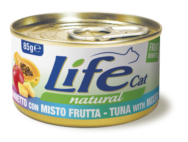 LIFE CAT TONNO CON MIX FRUTTA 85 GR