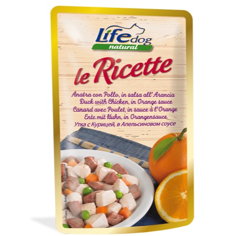 LIFE RICETTE ANATRA POLLO IN SALSA D'ARANCIA 95GR