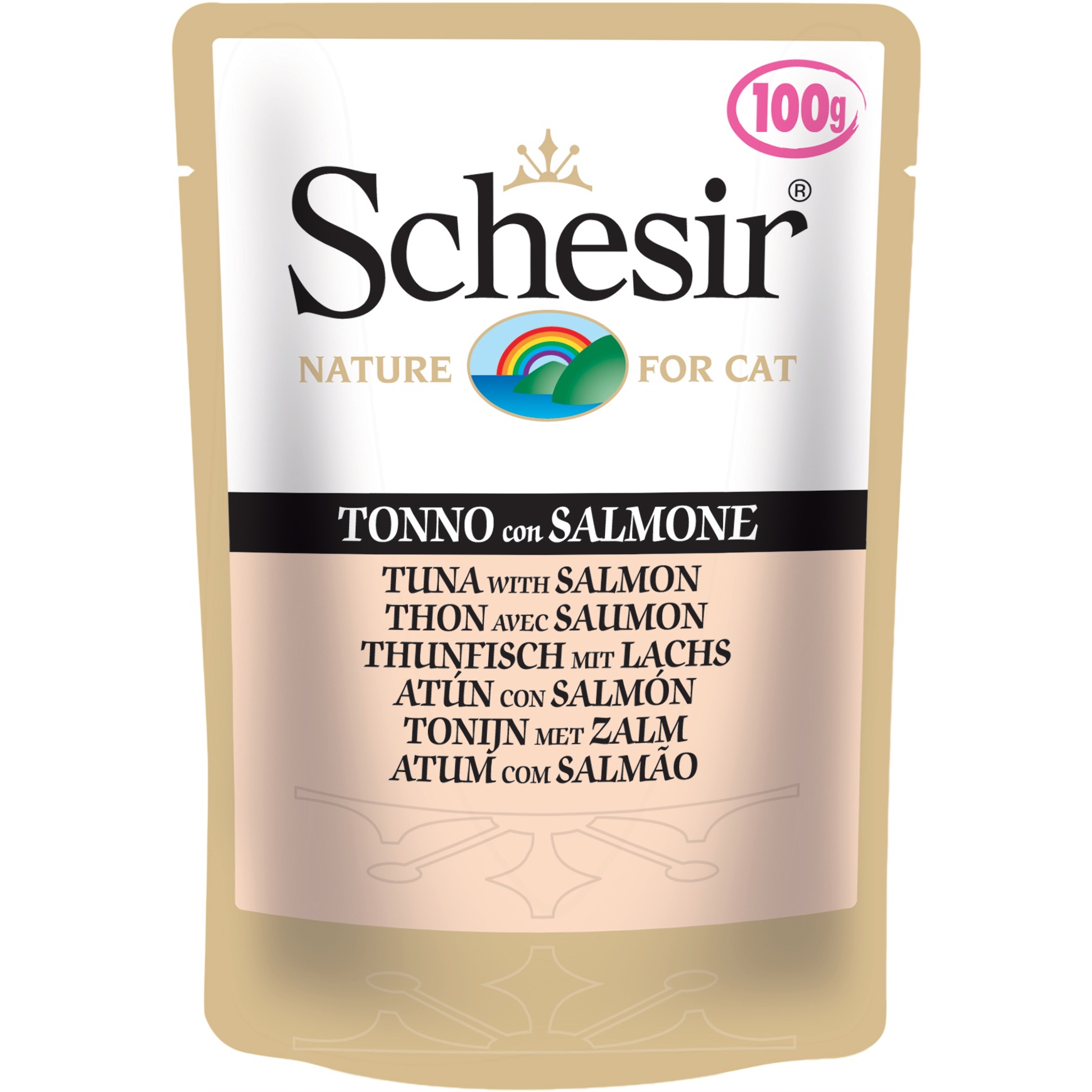 SCHESIR SOFT TONNO E SALMONE GR 100