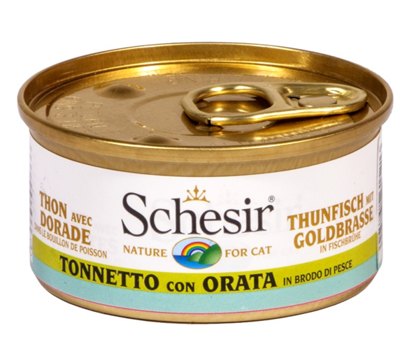 SCHESIR TONNO E ORATA IN BRODO 70 GR