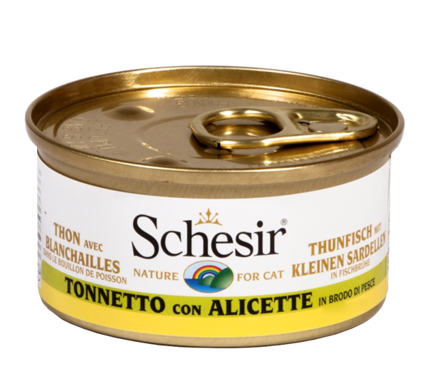 SCHESIR TONNO E ALICETTE IN BRODO 70 GR