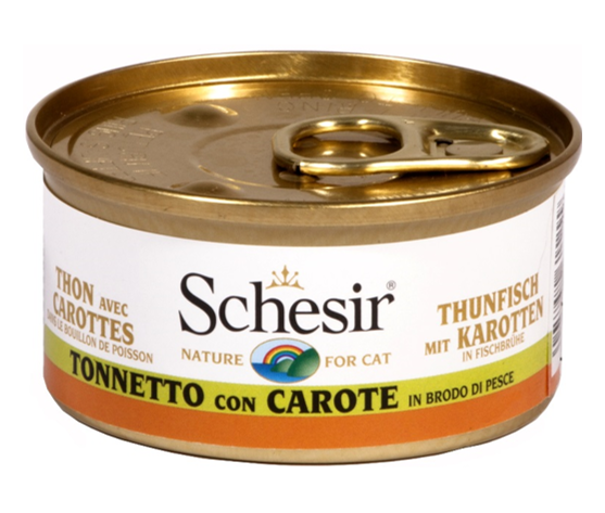 SCHESIR TONNO CON CAROTE IN BRODO GR 70