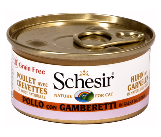 SCHESIR POLLO CON GAMBERETTI 70 GR