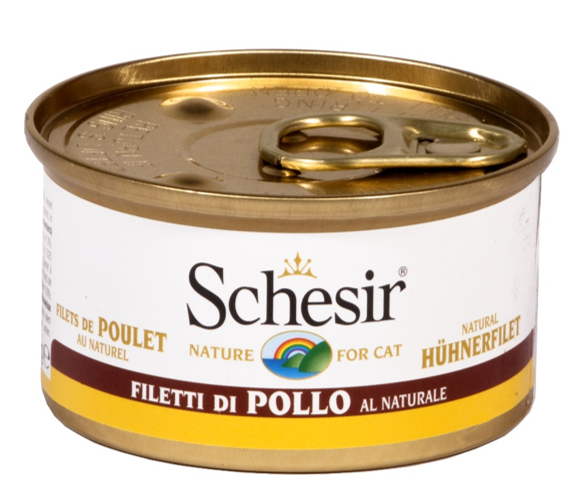 SCHESIR POLLO AL NATURALE 85 GR