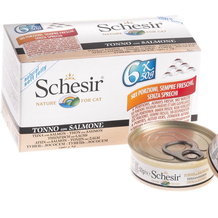 SCHESIR TONNETTO E SALMONE 6X50GR