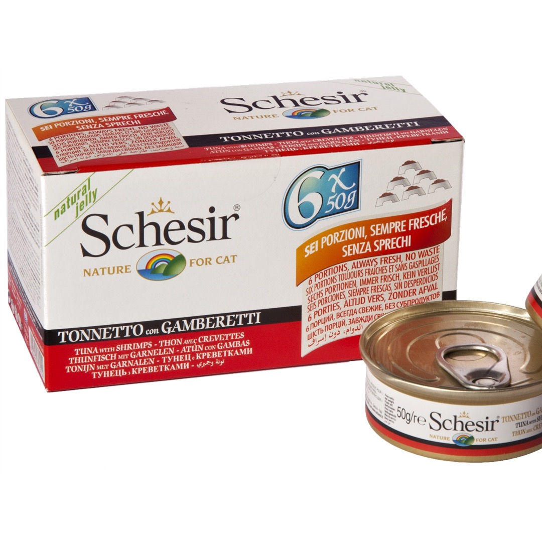 SCHESIR TONNETTO E GAMBERI 6X50GR