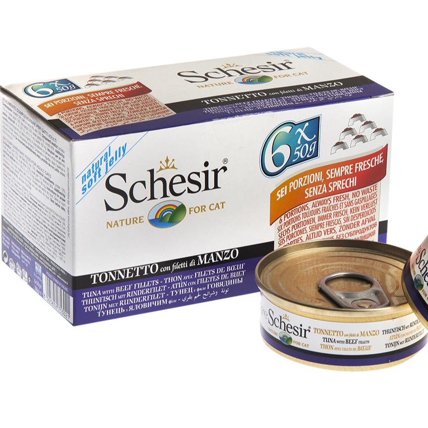 SCHESIR TONNETTO E MANZO 6X50GR