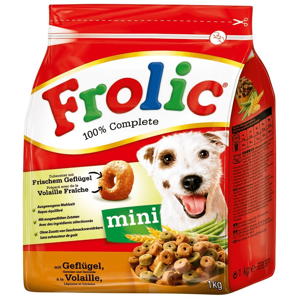 FROLIC CARNI BIANCHE VERDURE E CEREALI 1KG