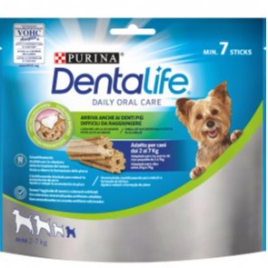 DENTALIFE Cane Snack per l'igiene orale Taglia Mini 7 PEZZI