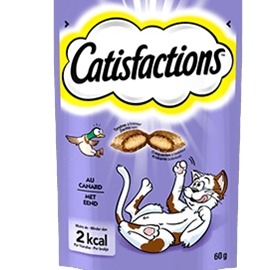 CATISFACTIONS SNACK GUSTO ANATRA DA 60GR