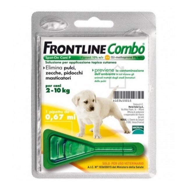 FRONTLINE CUCCIOLO COMBO 2-10 1 PIPETTA